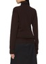 Back View - Click To Enlarge - LEMAIRE - Buttoned High Neck Wool Cardigan