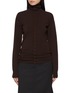 Main View - Click To Enlarge - LEMAIRE - Buttoned High Neck Wool Cardigan