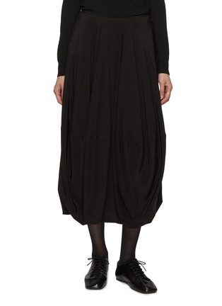 Main View - Click To Enlarge - LEMAIRE - Balloon Midi Silk Skirt