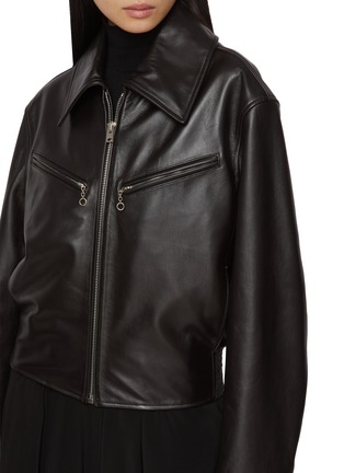  - LEMAIRE - Boxy Zipped Leather Blouson