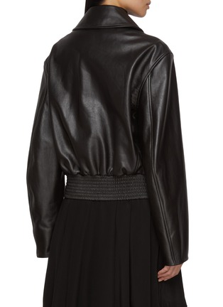 Back View - Click To Enlarge - LEMAIRE - Boxy Zipped Leather Blouson