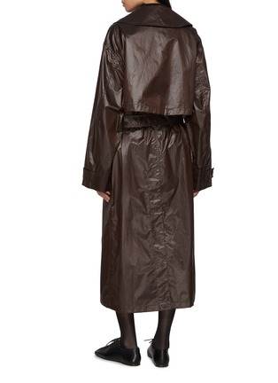 Back View - Click To Enlarge - LEMAIRE - Coated Cotton Trench Coat