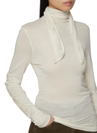  - LEMAIRE - Foulard Tie Neck Jersey Top