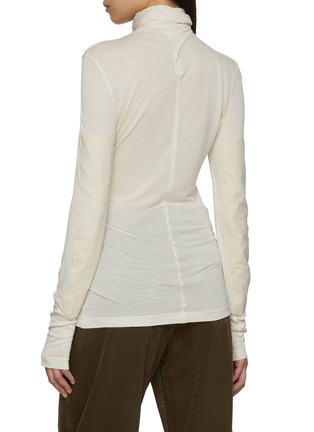 Back View - Click To Enlarge - LEMAIRE - Foulard Tie Neck Jersey Top