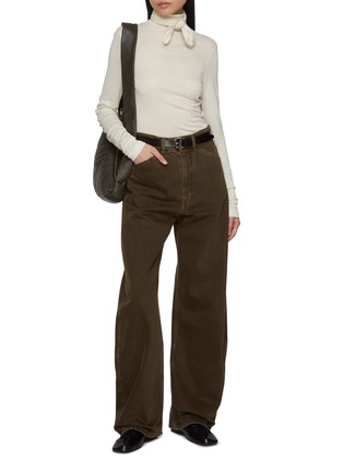 Figure View - Click To Enlarge - LEMAIRE - Foulard Tie Neck Jersey Top