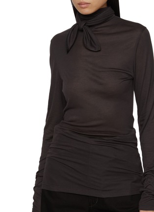  - LEMAIRE - Foulard Tie Neck Jersey Top