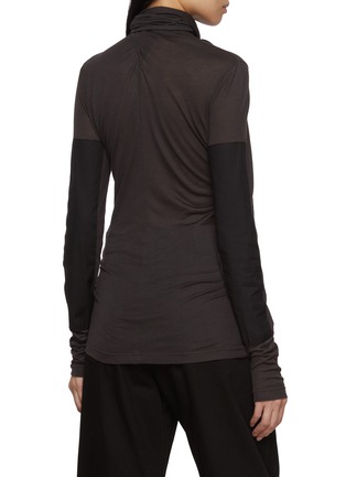 Back View - Click To Enlarge - LEMAIRE - Foulard Tie Neck Jersey Top