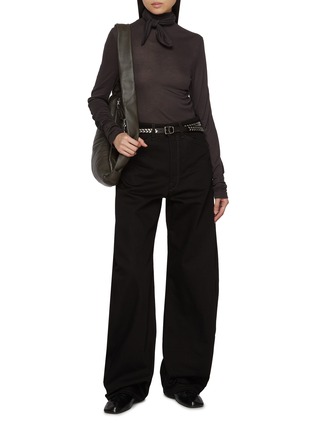 Figure View - Click To Enlarge - LEMAIRE - Foulard Tie Neck Jersey Top
