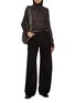 Figure View - Click To Enlarge - LEMAIRE - Foulard Tie Neck Jersey Top