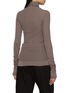 Back View - Click To Enlarge - LEMAIRE - Seamless High Neck Ribbed Wool Top