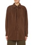 Main View - Click To Enlarge - LEMAIRE - Tie Neck Long Shirt