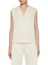 Main View - Click To Enlarge - LEMAIRE - V-Neck Cotton Gilet