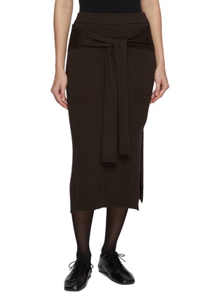 Main View - Click To Enlarge - LEMAIRE - Trompe L'œil Skirt