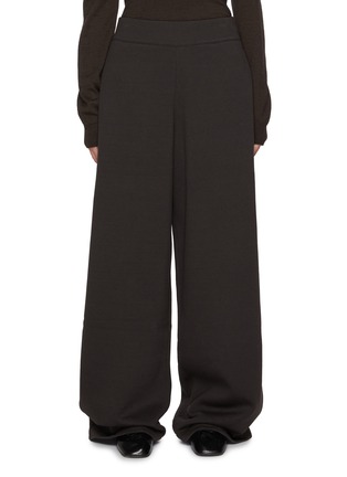 Main View - Click To Enlarge - LEMAIRE - Relaxed Wide Leg Wool Cotton Pants