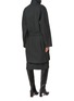 Back View - Click To Enlarge - LEMAIRE - Convertible Collar Belted Coat