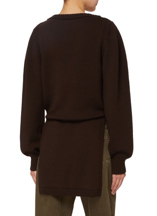 Back View - Click To Enlarge - LEMAIRE - Slit Sweater