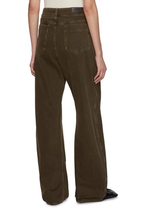 Back View - Click To Enlarge - LEMAIRE - High Rise Curved Dark Wash Jeans