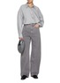 Figure View - Click To Enlarge - LEMAIRE - High Rise Curved Medium Wash Jeans