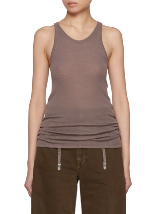 Main View - Click To Enlarge - LEMAIRE - Ribbed Wool Knit Tank Top