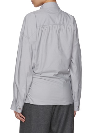 Back View - Click To Enlarge - LEMAIRE - Straight Collar Twisted Shirt
