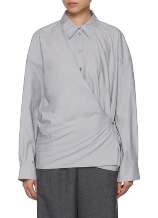 Main View - Click To Enlarge - LEMAIRE - Straight Collar Twisted Shirt