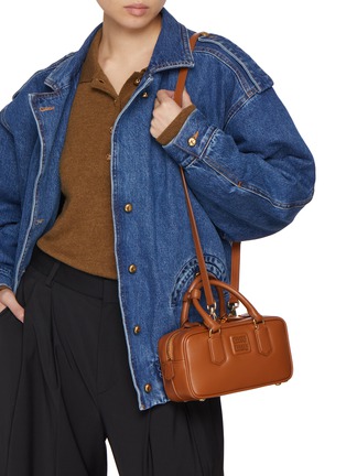 Front View - Click To Enlarge - MIU MIU - Medium Arcadie Leather Bag