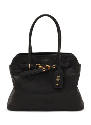 Main View - Click To Enlarge - MIU MIU - Aventure Leather Handbag