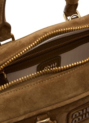 Detail View - Click To Enlarge - MIU MIU - Medium Arcadie Suede Bag