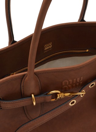 Detail View - Click To Enlarge - MIU MIU - Aventure Leather Handbag