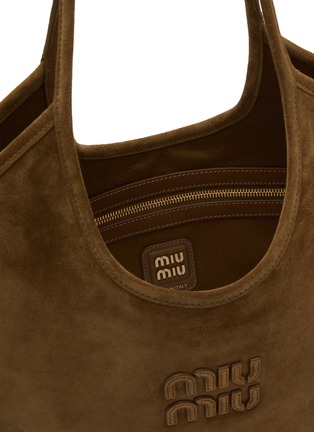 Detail View - Click To Enlarge - MIU MIU - Ivy Vertical Suede Tote Bag
