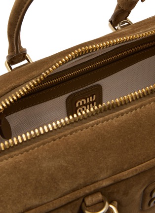 Detail View - Click To Enlarge - MIU MIU - Medium Arcadie Suede Bag