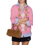 Figure View - Click To Enlarge - MIU MIU - Medium Arcadie Suede Bag