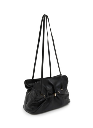 Detail View - Click To Enlarge - PRADA - Small Curley Leather Shoulder Bag