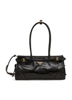 PRADA | Medium Bonnie Leather Shoulder Bag | Women | Lane