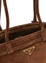 Detail View - Click To Enlarge - PRADA - Medium Bonnie Suede Shoulder Bag