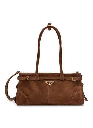 Main View - Click To Enlarge Main View - Click To Enlarge - PRADA - Medium Bonnie Suede Shoulder Bag
