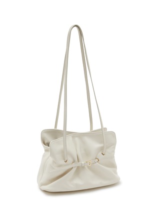Detail View - Click To Enlarge - PRADA - Small Curley Leather Shoulder Bag