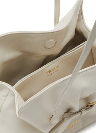 Detail View - Click To Enlarge - PRADA - Small Curley Leather Shoulder Bag