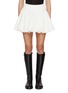 Main View - Click To Enlarge - EPINGLER - Pleated Puff Cotton Mini Skirt