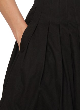  - EPINGLER - Pleated Puff Cotton Mini Skirt