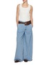 Figure View - Click To Enlarge - EPINGLER - Layered Jacquard Lace T-Shirt