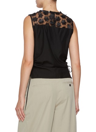 Back View - Click To Enlarge - EPINGLER - 3D Flower Vest Top