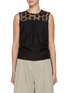 Main View - Click To Enlarge - EPINGLER - 3D Flower Vest Top