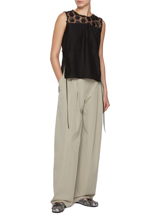 Figure View - Click To Enlarge - EPINGLER - 3D Flower Vest Top