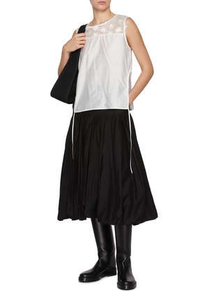 Figure View - Click To Enlarge - EPINGLER - 3D Flower Vest Top