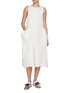 Figure View - Click To Enlarge - EPINGLER - 3D Flower Midi Dress