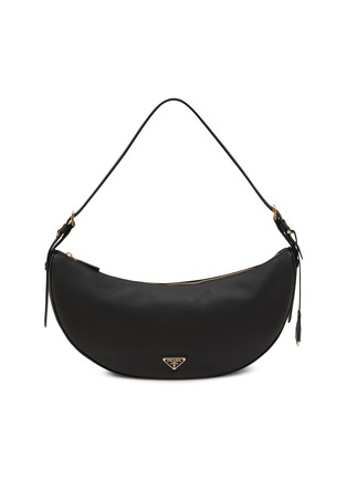 Main View - Click To Enlarge - PRADA - Small Swing Grained Leather Shoulder Bag