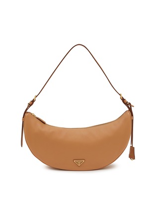 Main View - Click To Enlarge - PRADA - Small Swing Grained Leather Shoulder Bag