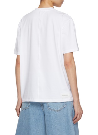 Back View - Click To Enlarge - ARMARIUM - Diego Oversized Cotton T-shirt