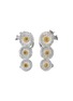 Main View - Click To Enlarge - BUCCELLATI - Blossoms Fancy Diamond Silver Vermeil Earrings